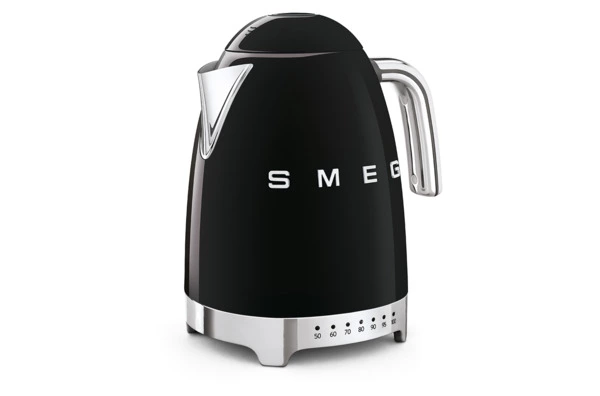 Чайник с регулировкой температуры SMEG KLF04BLEU 1,7 л , черный