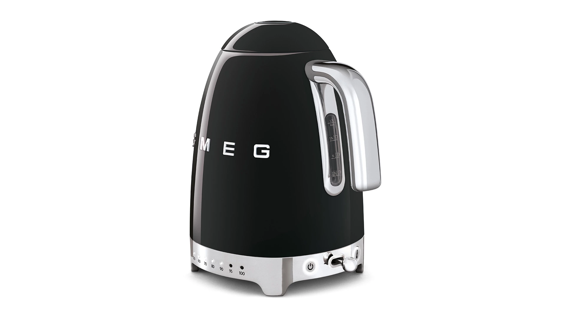 Чайник с регулировкой температуры SMEG KLF04BLEU 1,7 л , черный