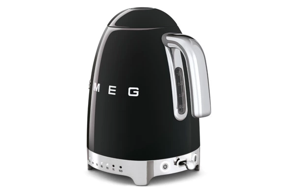 Чайник с регулировкой температуры SMEG KLF04BLEU 1,7 л , черный