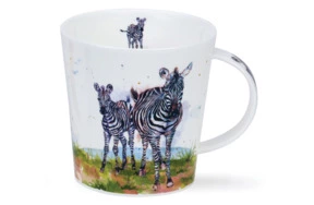 Кружка Dunoon Зебры Кернгорм 480 мл, фарфор костяной
