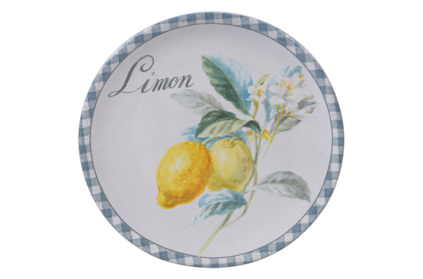 Тарелка закусочная Certified Int. Лимоны 23 см, керамика, Limon