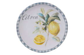 Тарелка закусочная Certified Int. Лимоны 23 см, керамика, Citron