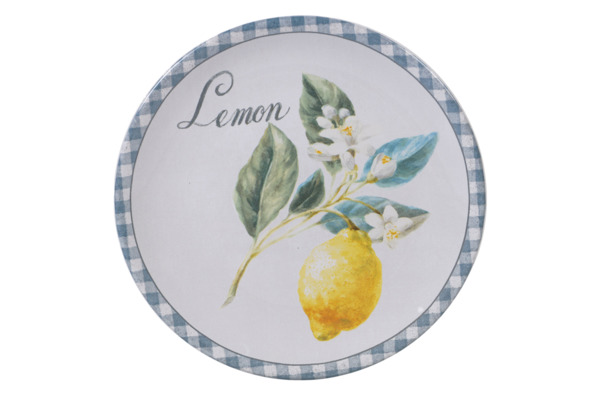 Тарелка закусочная Certified Int. Лимоны 23 см, керамика, Lemon