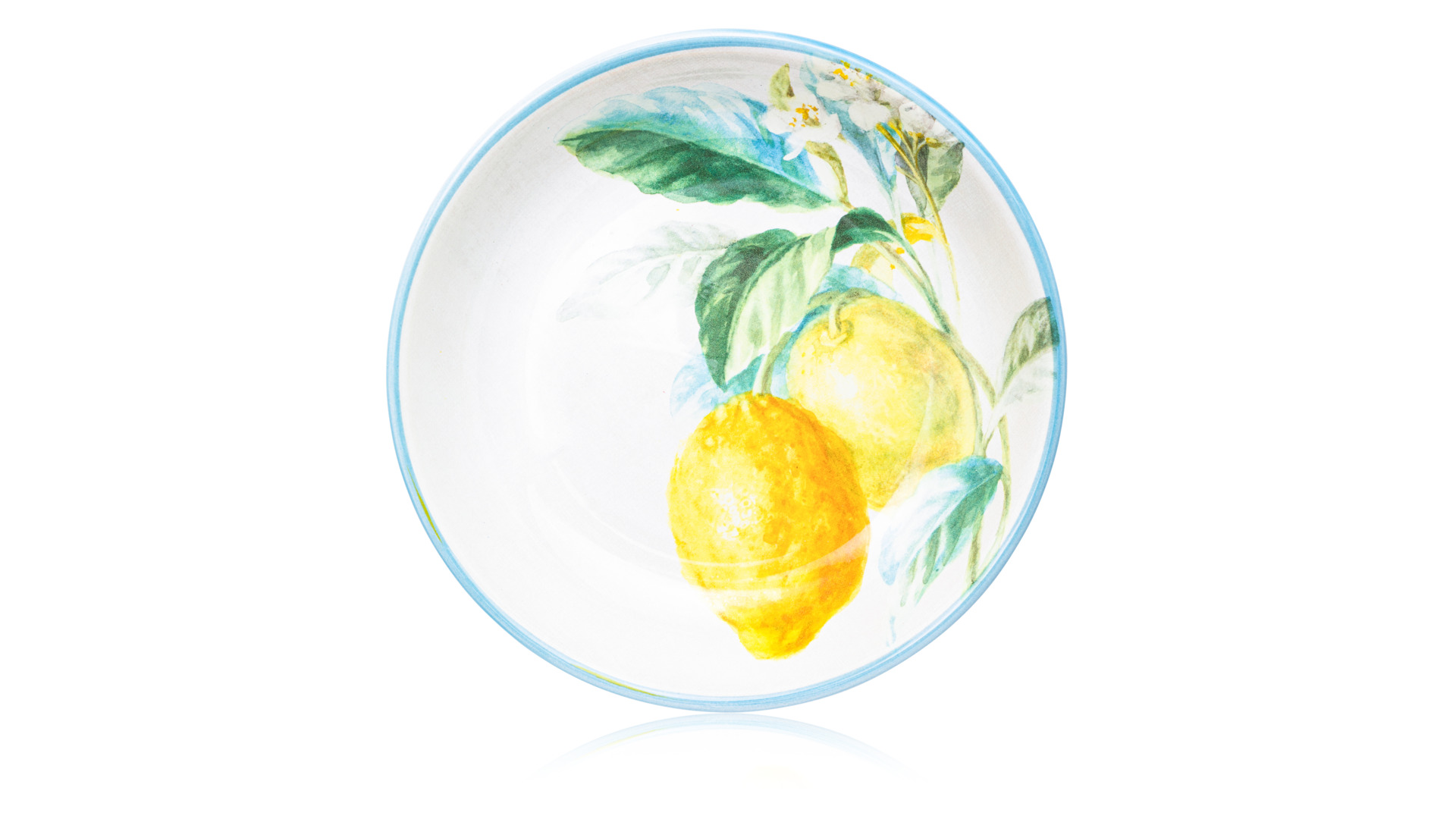 Тарелка суповая Certified Int. Лимоны 23 см, керамика
