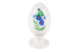 Яйцо пасхальное на подставке ИФЗ Нева Первоцветы 8,2 см, фарфор