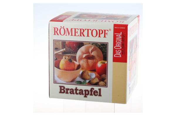 Форма для выпечки десерта Roemertopf Яблоко Bratapfel 17 см, глина