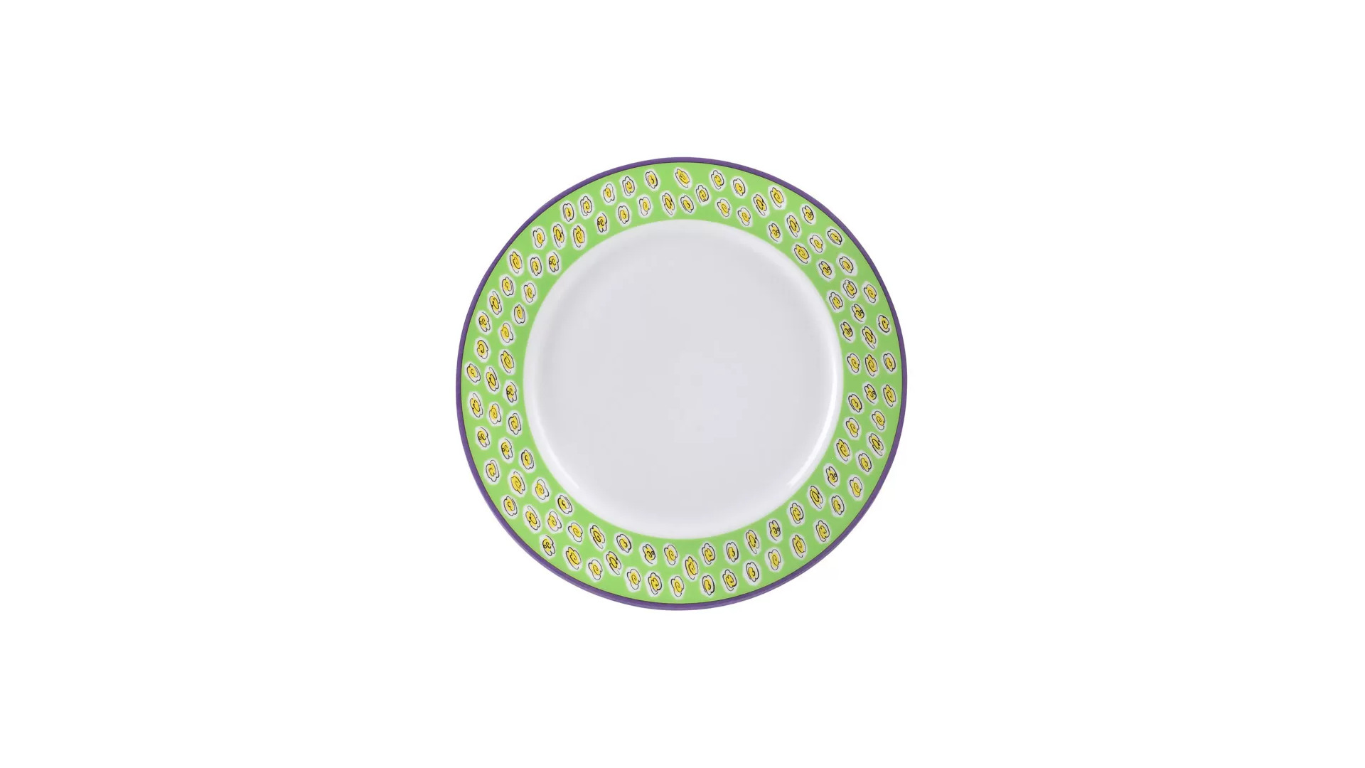 Тарелка закусочная ИФЗ Цветная Пасха ф Европейская-2, 21,5 см, фарфор твердый