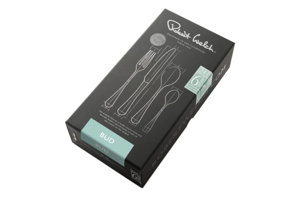 Набор столовых приборов Robert Welch Bud на 6 персон 24 предмета, сталь нержавеющая, п/к