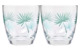 Набор стаканов для воды Krosno Пальмовые листья 370мл, 2 шт