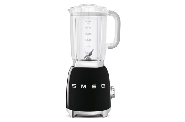 Блендер стационарный SMEG BLF01BLEU 800 Вт, кувшин 1,5л, черный