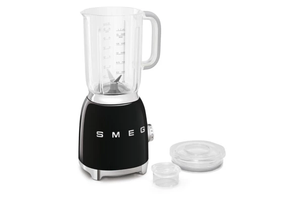 Блендер стационарный SMEG BLF01BLEU 800 Вт, кувшин 1,5л, черный