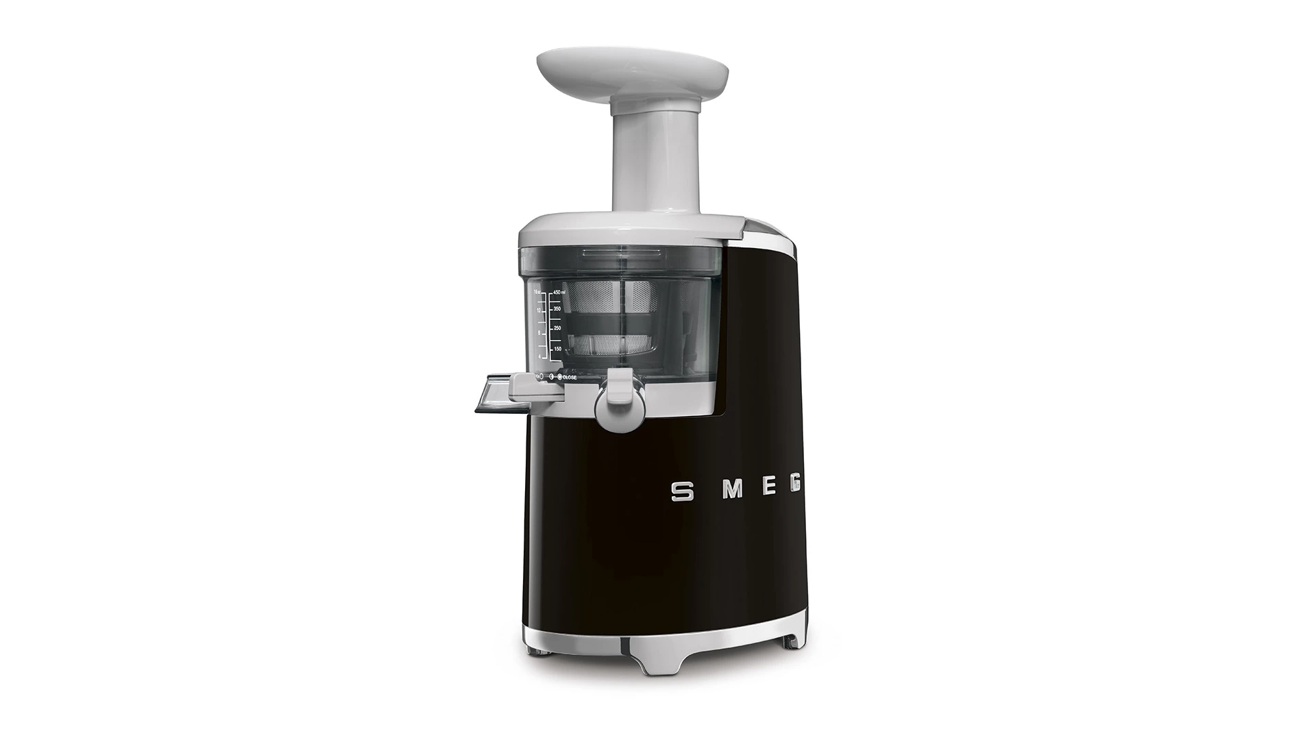 Соковыжималка шнековая SMEG SJF01BLEU, 43 об/мин, корпус пластик, черный