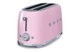 Тостер на 4 ломтика SMEG TSF02PKEU, 1500 Вт, розовый