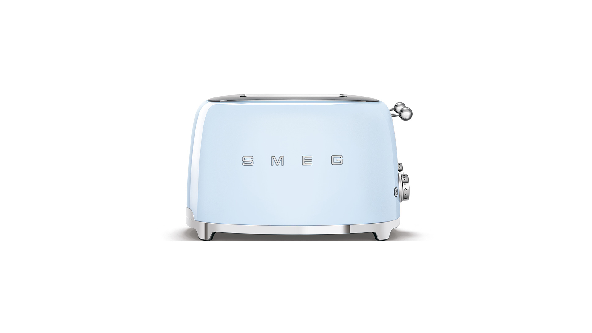 Тостер на 4 ломтика SMEG TSF03PBEU, пастельный голубой
