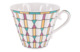 Чашка чайная с блюдцем ИФЗ Геометрия цвета.Лучистая 225 мл, фарфор твердый