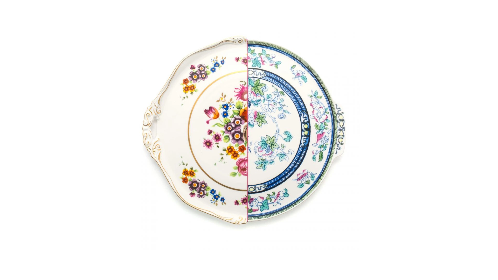 Блюдо круглое Seletti Гибрид Доротея 35 см, фарфор