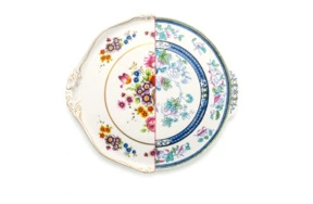 Блюдо круглое Seletti Гибрид Доротея 35 см, фарфор