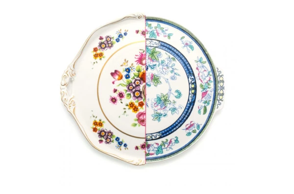 Блюдо круглое Seletti Гибрид Доротея 35 см, фарфор