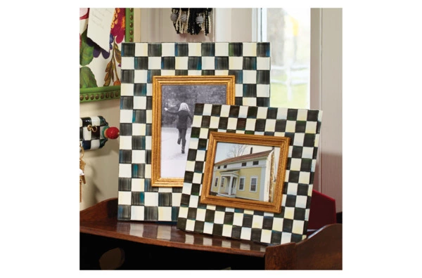 Рамка для фото Mackenzie-Childs Courtly Check 13х18 см, сталь нержавеющая