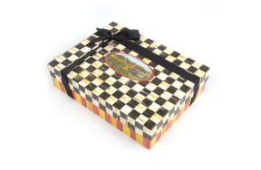 Коробка для подарков MacKenzie-Childs Courtly Check 30x23x8 см, картон