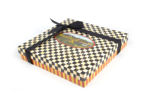 Коробка для подарков MacKenzie-Childs Courtly Check 33x8 см, картон