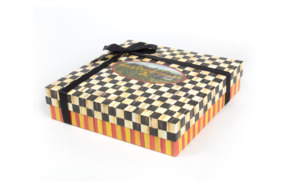 Коробка для подарков MacKenzie-Childs Courtly Check 43х8 см, картон