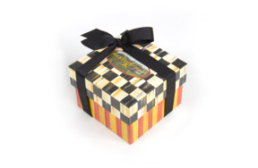 Коробка для подарков MacKenzie-Childs Courtly Check 13x9 см, картон