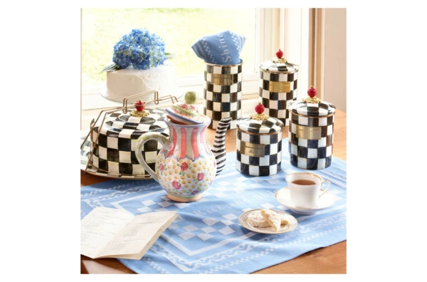 Держатель для столовых приборов Mackenzie-Childs Countly Check 13x22 см, сталь нержавеющая