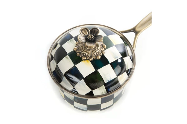 Кастрюля MacKenzie-Childs Courtly Check 1 л, сталь нержавеющая