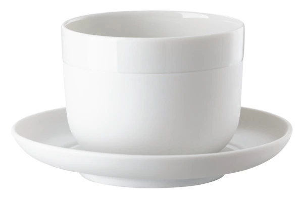 Чашка для эспрессо с блюдцем Rosenthal Капелло 210 мл, фарфор, белая
