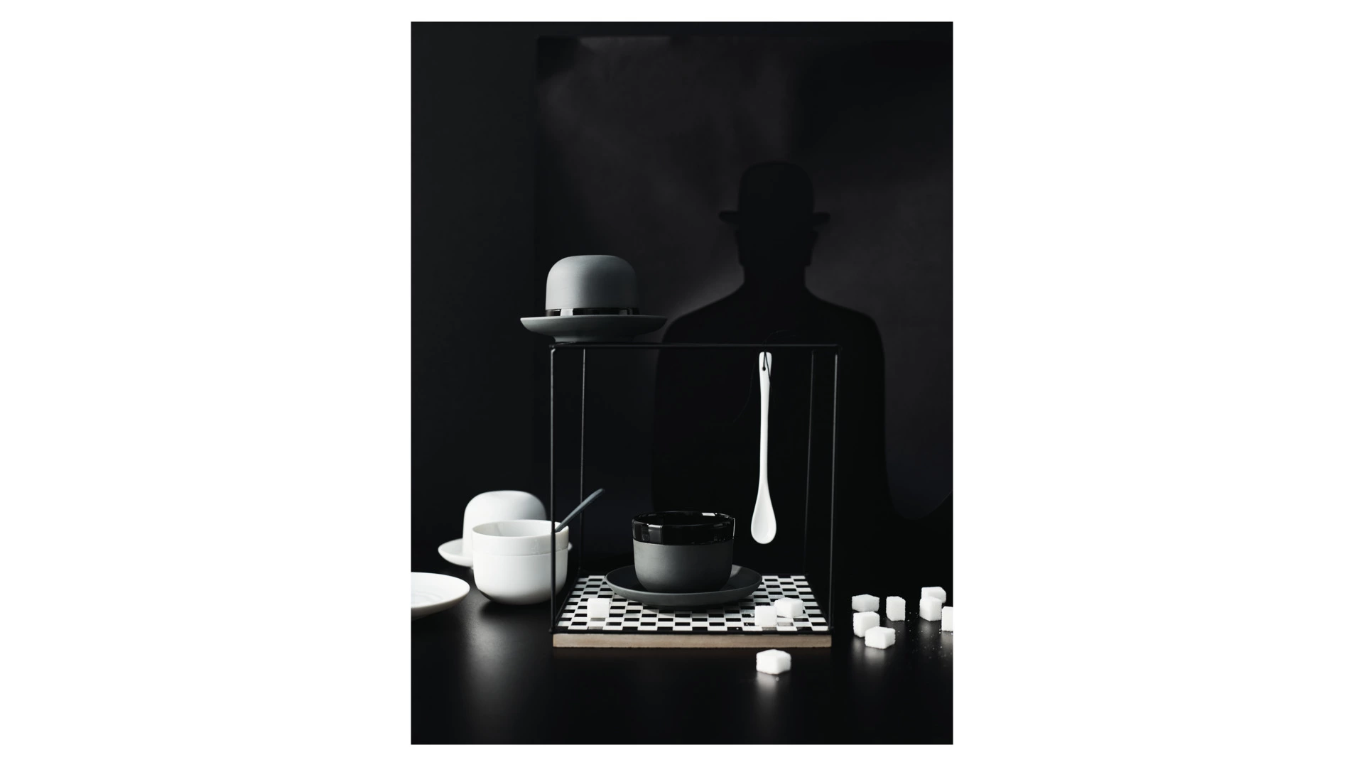 Чашка для эспрессо с блюдцем Rosenthal Капелло 210 мл, фарфор, черная