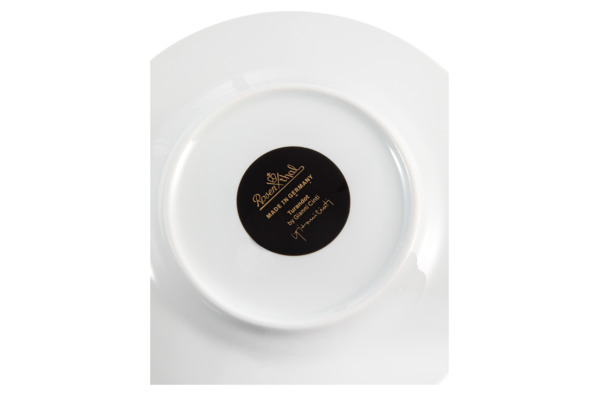Тарелка десертная Rosenthal Турандот 18 см, фарфор, белый, золотой кант