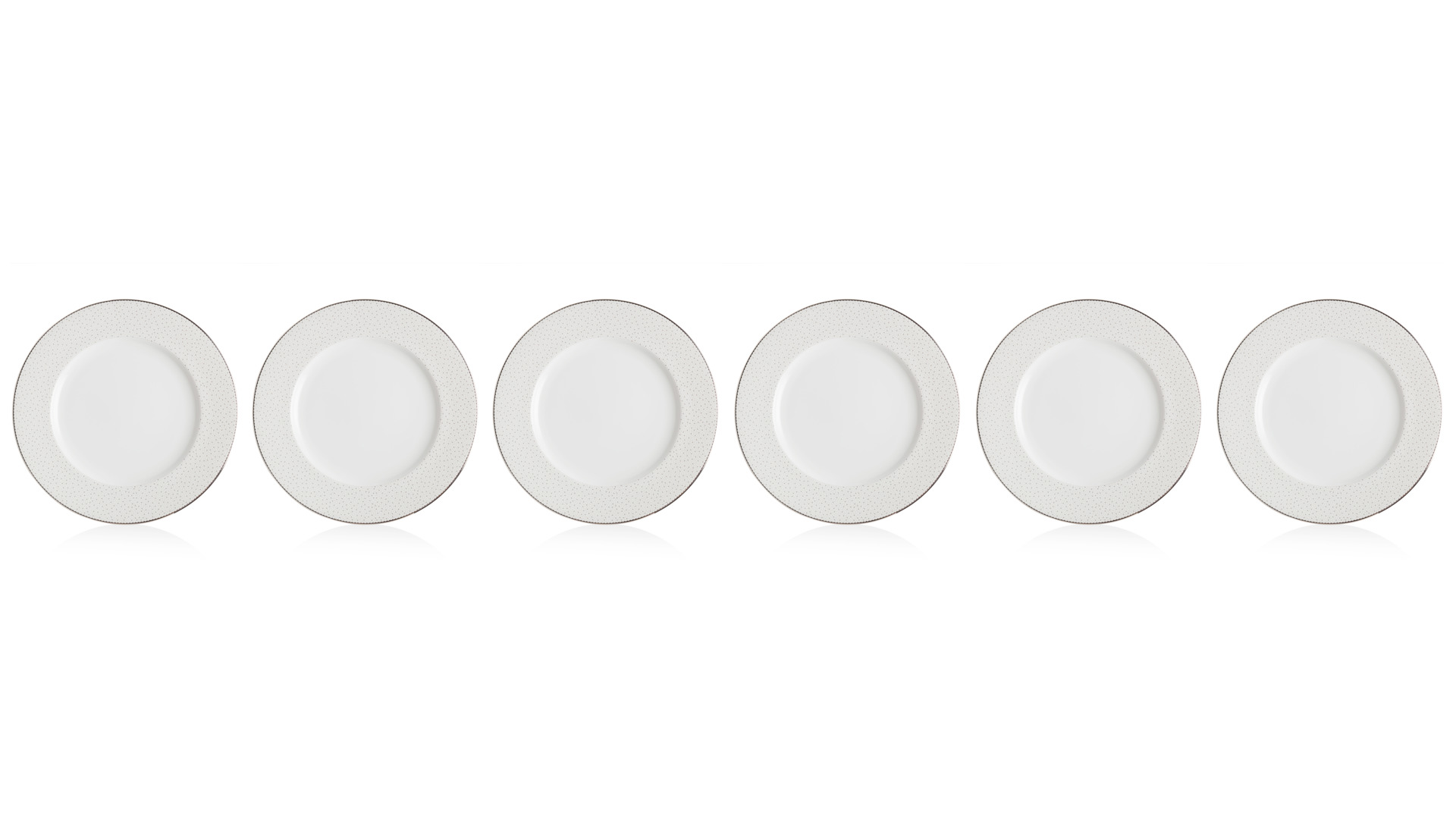 Набор тарелок закусочных Noritake Брум-стрит 22 см, 6 шт