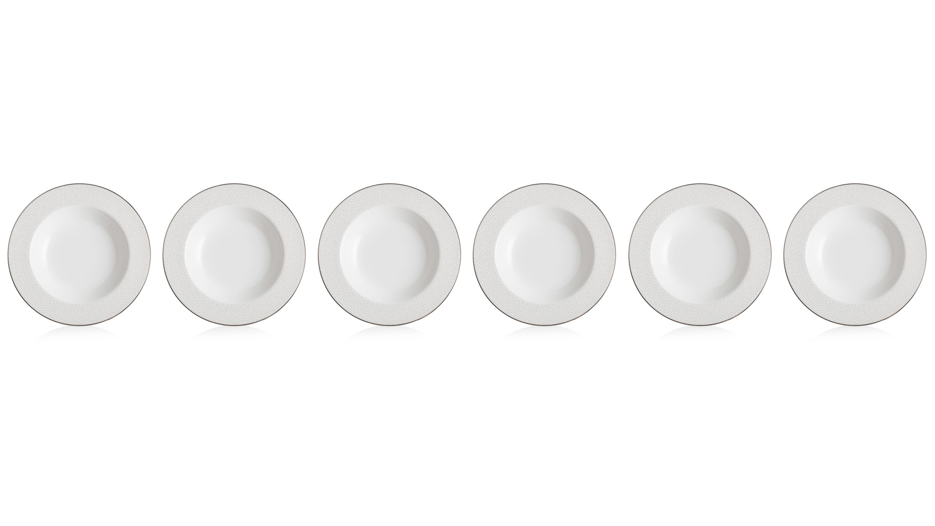 Набор тарелок суповых Noritake Брум-стрит 25 см, 6 шт