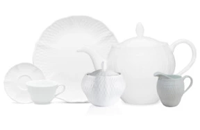Сервиз чайный Noritake Шер Бланк на 6 персон 21 предмет, фарфор