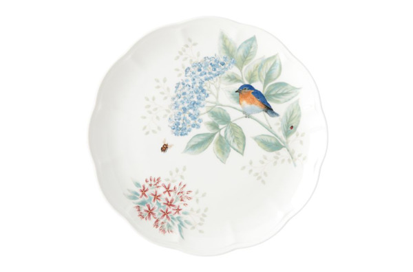 Сервиз чайно-столовый Lenox Бабочки на лугу. Птицы. Синяя птица на 4 персоны 16 предметов