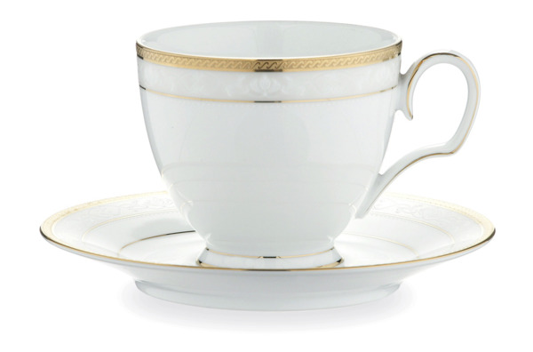 Сервиз чайный Noritake Хэмпшир, золотой кант на 4 персоны 11 предметов
