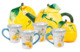 Сервиз чайный Certified Int. Лимоны на 4 персоны 7 предметов, керамика