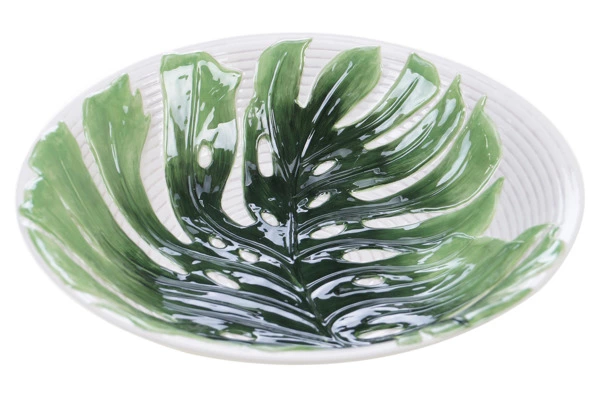 Сервиз чайно-столовый Certified Int. Пальмовые листья на 4 персоны 17 предметов, керамика