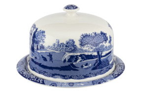 Блюдо сервировочное с крышкой Spode Голубая Италия 29 см