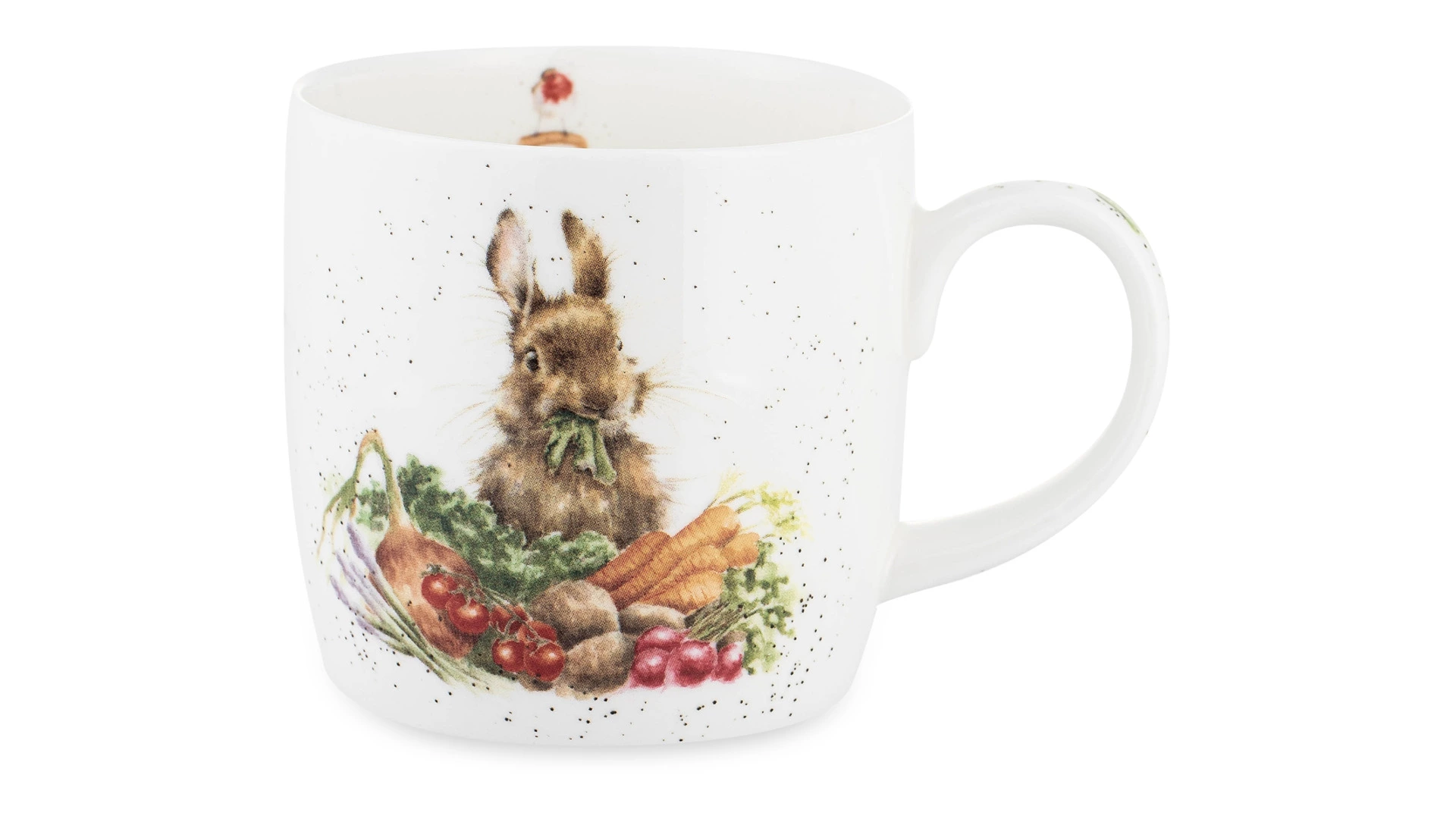 Кружка Royal Worcester Забавная фауна Выращивай сам.Зайчик 310 мл, фарфор костяной