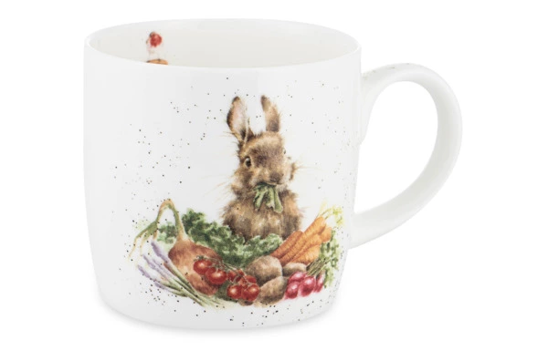 Кружка Royal Worcester Забавная фауна Выращивай сам.Зайчик 310 мл, фарфор костяной