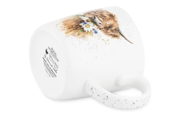 Кружка Royal Worcester Забавная фауна Спасибо от бычка 400 мл, фарфор костяной