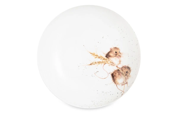 Тарелка для пасты Royal Worcester Забавная фауна Мыши 22 см, фарфор костяной