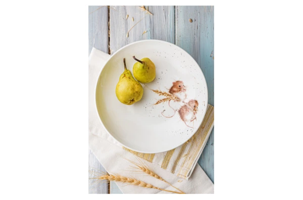Тарелка для пасты Royal Worcester Забавная фауна Мыши 22 см, фарфор костяной