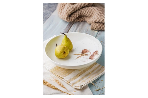 Тарелка для пасты Royal Worcester Забавная фауна Мыши 22 см, фарфор костяной