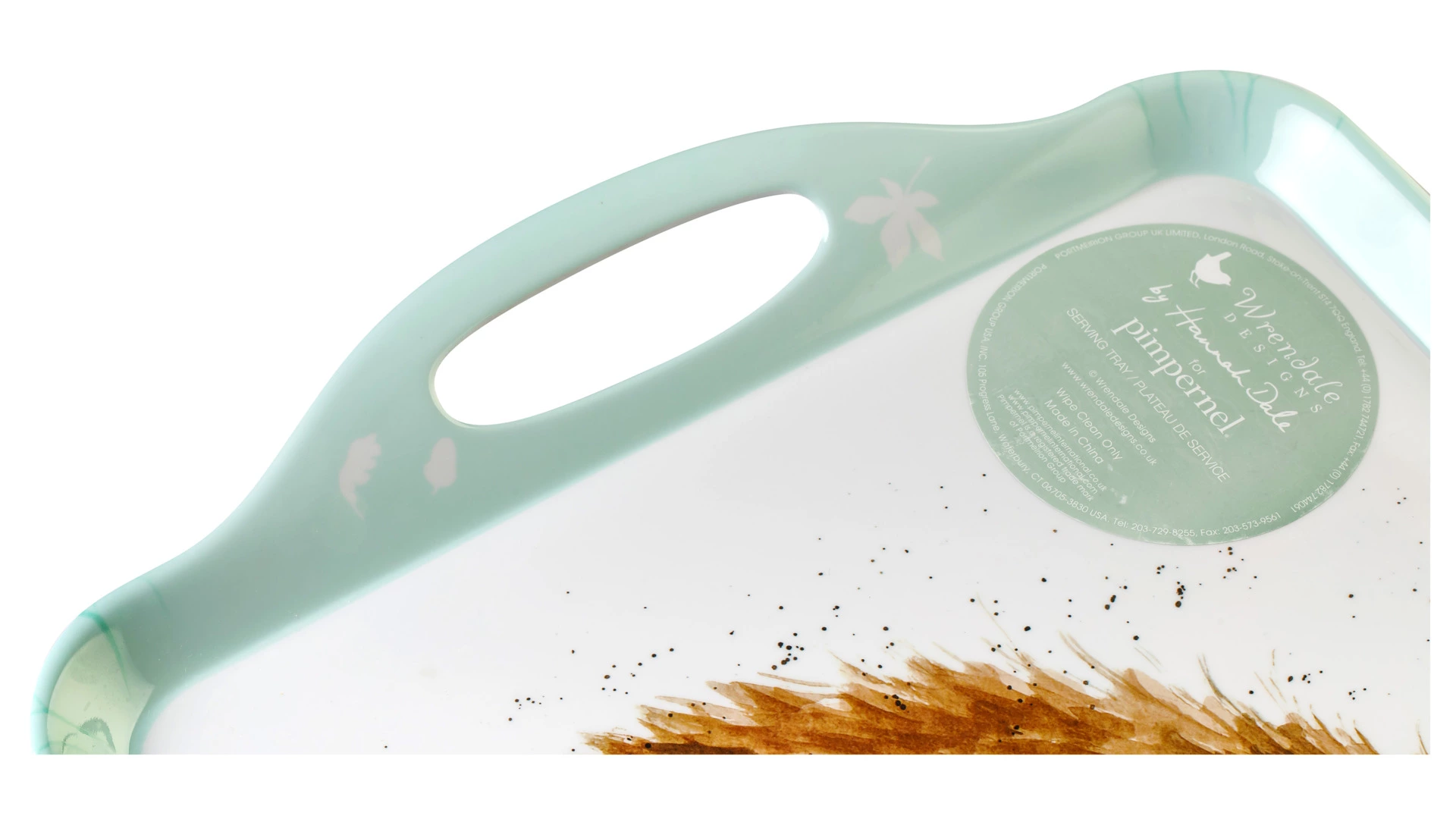 Поднос прямоугольный с ручками Pimpernel Забавная фауна Лиса 48х29,5 см