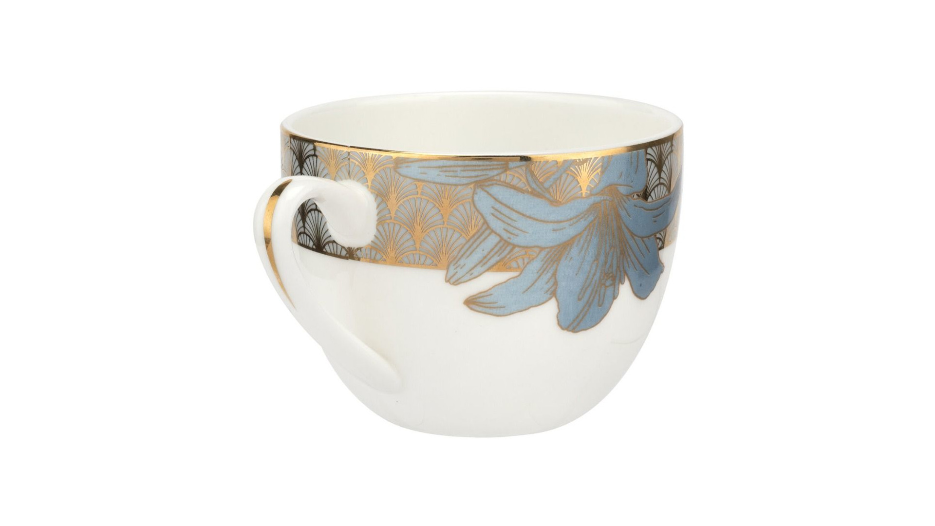 Чашка чайная с блюдцем Royal Worcester Голубая лилия 220 мл