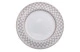Тарелка обеденная Noritake Царский дворец, платиновый кант 27 см, фарфор