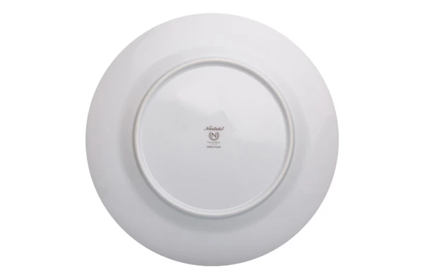 Тарелка обеденная Noritake Царский дворец, платиновый кант 27 см, фарфор
